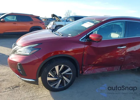 2022 Nissan Murano Sl Intelligent Awd из США, поврежденный, VIN 5N1AZ2CS1NC120507